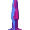 A-play - Groovy Anální kolík 10 cm - růžová/fialová/modrá