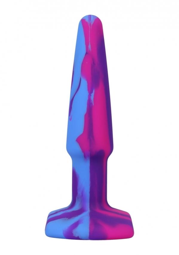 A-play-Groovy-Analni-kolik-10-cm-ruzovafialovamodra-2 A-play - Groovy Anální kolík 10 cm - růžová/fialová/modrá