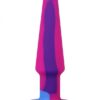 A-play - Groovy Anální kolík 12 cm - růžová/fialová/modrá