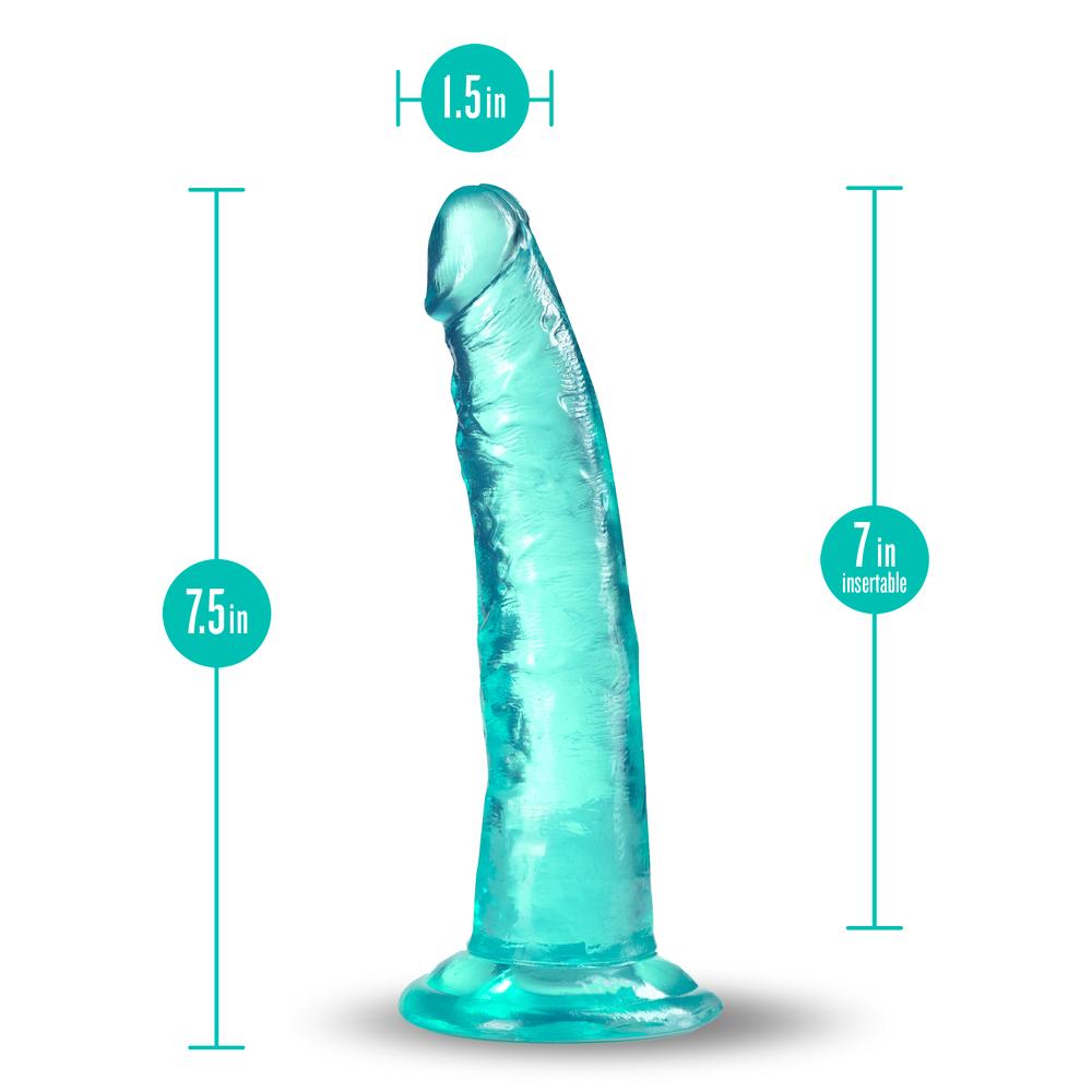 B-Yours-plus-Dildo-s-prisavkou-19-cm-tyrkysove-4 B Yours plus Dildo s přísavkou 19 cm - tyrkysové