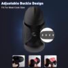 BASIC X Bobby2 vibrační masturbátor s nastavitelným průměrem černý
