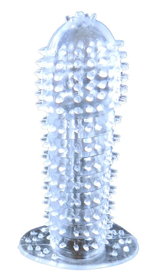 BASIC-X-Broon-stimulacni-navlek-na-penis-transparentni BASIC X Broon stimulační návlek na penis transparentní