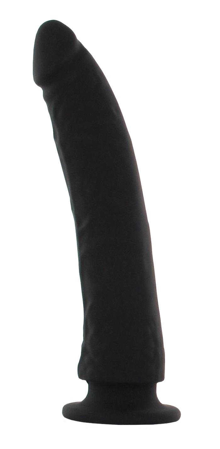 BASIC-X-Elio-silikonove-dildo-s-prisavkou-cerne BASIC X Elio silikonové dildo s přísavkou černé