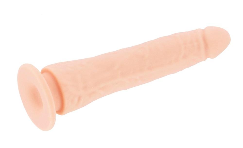 BASIC-X-Elio-silikonove-dildo-s-prisavkou-telove-2 BASIC X Elio silikonové dildo s přísavkou tělové