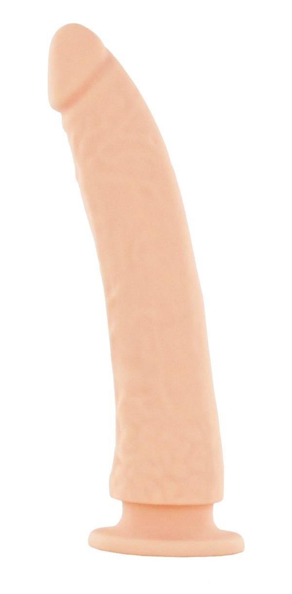 BASIC-X-Elio-silikonove-dildo-s-prisavkou-telove BASIC X Elio silikonové dildo s přísavkou tělové