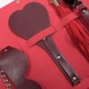 BASIC X Handbag luxusní BDSM sada červená