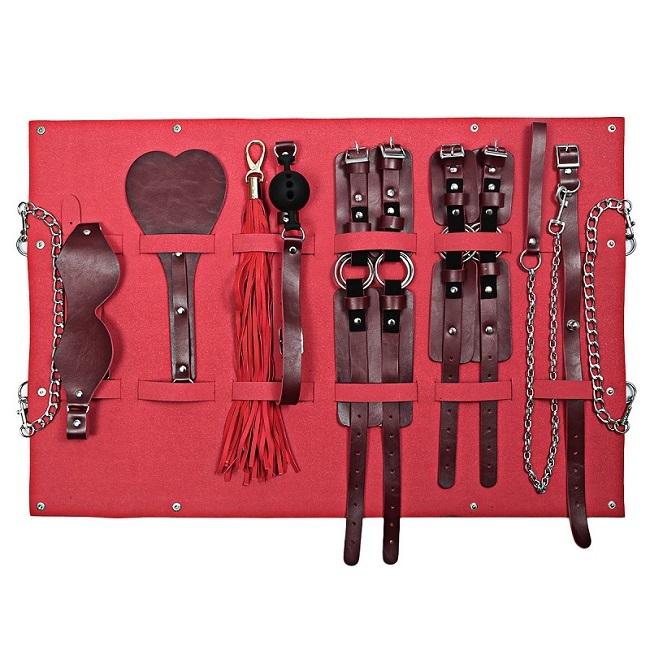 BASIC-X-Handbag-luxusni-BDSM-sada-cervena-2 BASIC X Handbag luxusní BDSM sada červená