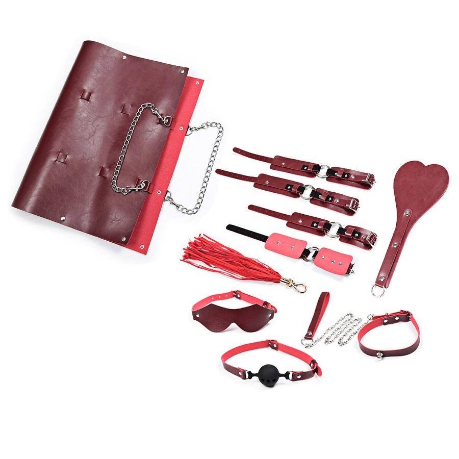 BASIC-X-Handbag-luxusni-BDSM-sada-cervena BASIC X Handbag luxusní BDSM sada červená