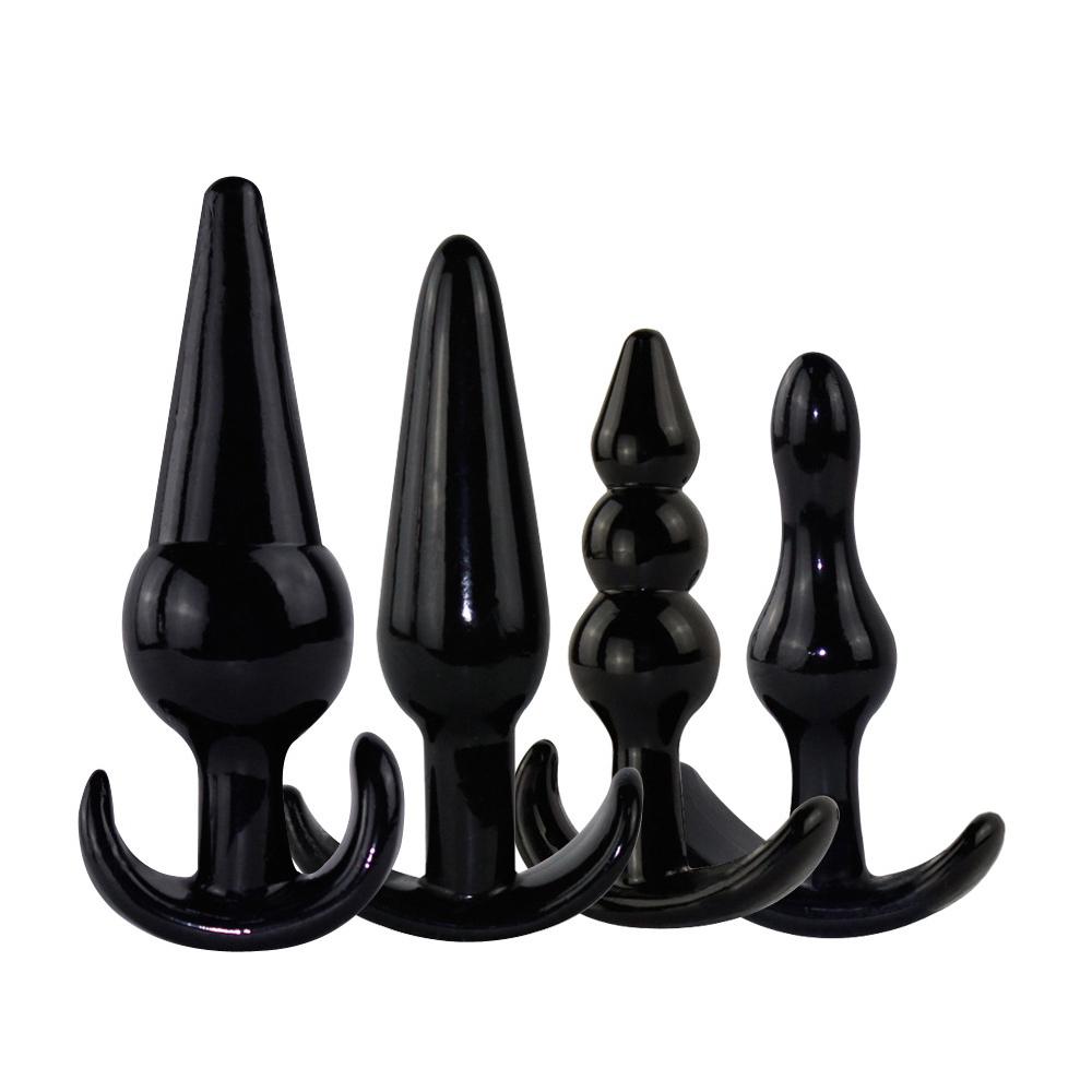 BASIC-X-Harley-set-analnich-koliku-4-ks-cerne BASIC X Harley set análních kolíků 4 ks černé