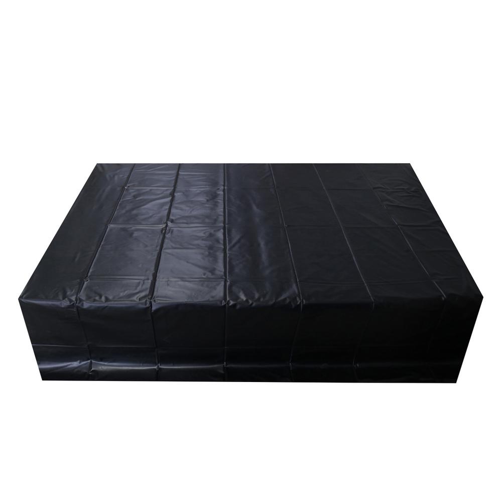 BASIC-X-Lakovane-lozni-pradlo-PVC-prosteradlo-cerne-2 BASIC X Lakované ložní prádlo - PVC prostěradlo černé