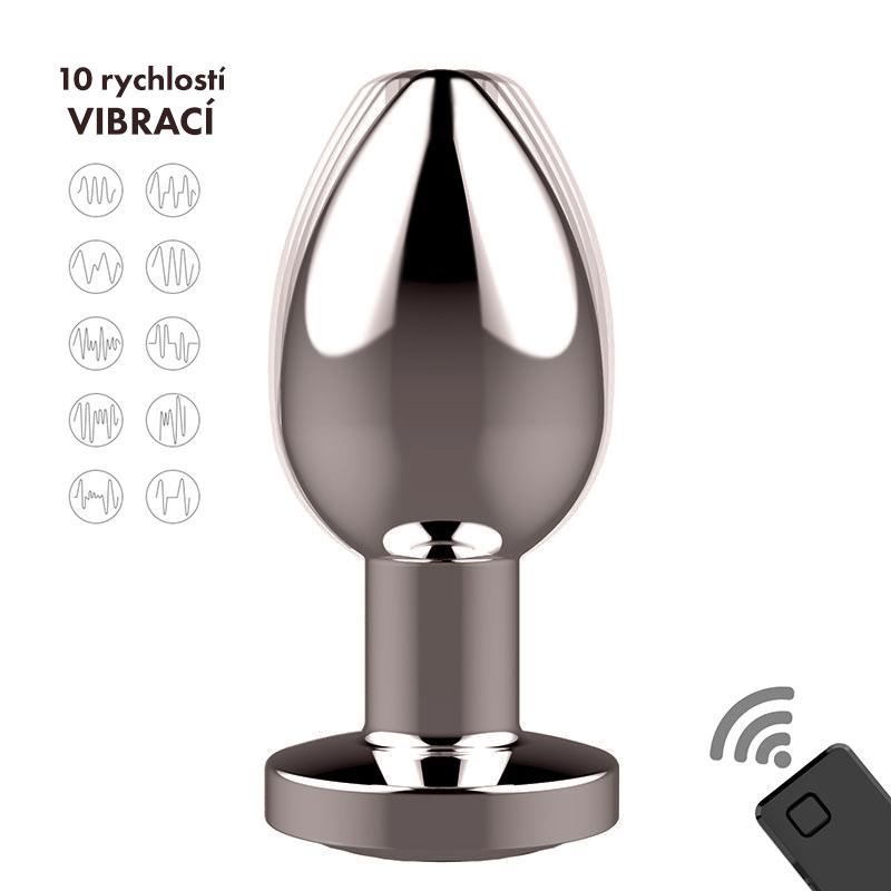 BASIC-X-Nick-vibracni-kovovy-analni-kolik-na-dalkove-ovladani-6 BASIC X Nick vibrační kovový anální kolík na dálkové ovládání