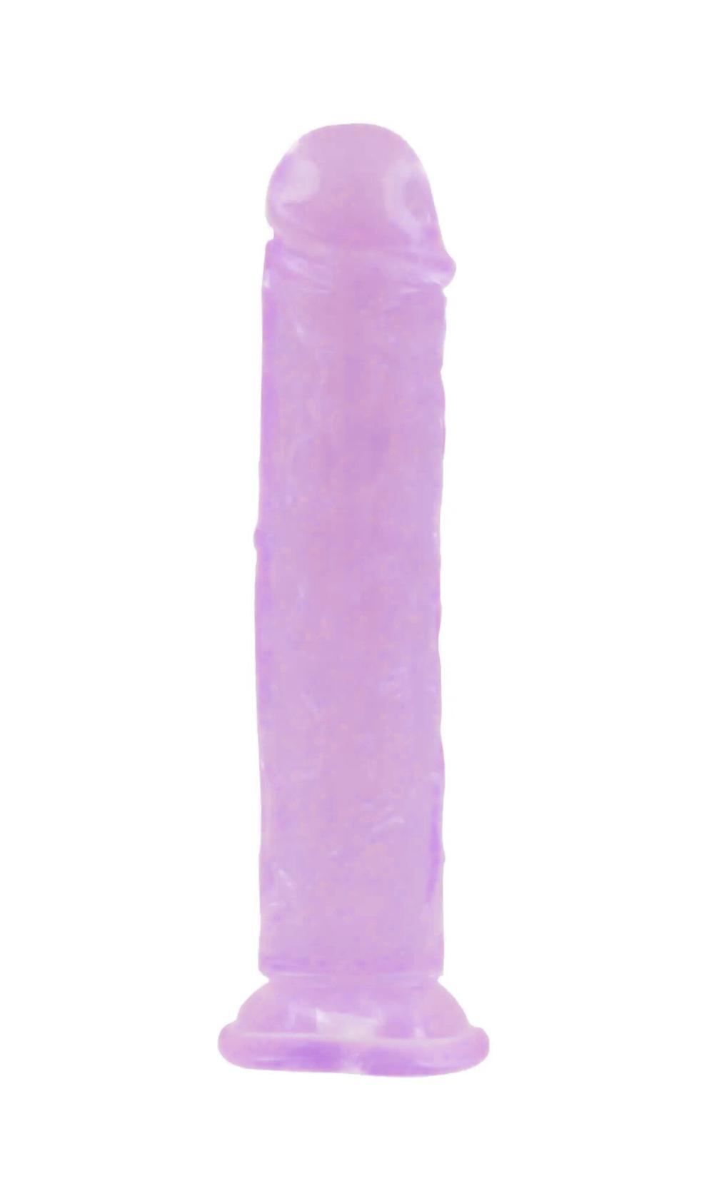 BASIC-X-Perry-gelove-dildo-s-prisavkou-fialove-vel.-M BASIC X Perry gelové dildo s přísavkou fialové vel. M