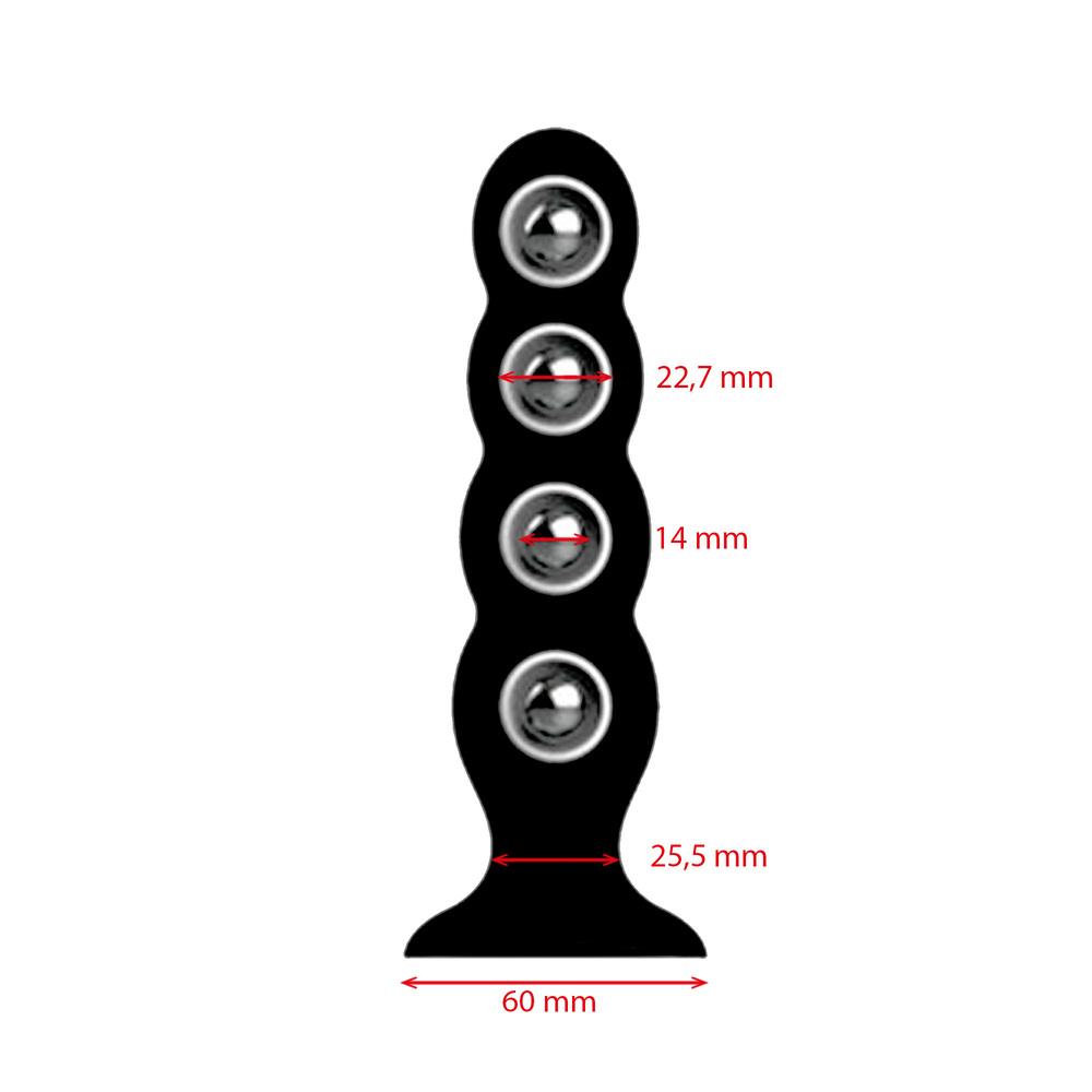 BASIC-X-Quinn-FourBall-dildo-s-rotacnimi-kulickami-uvnitr-4 BASIC X Quinn FourBall dildo s rotačními kuličkami uvnitř