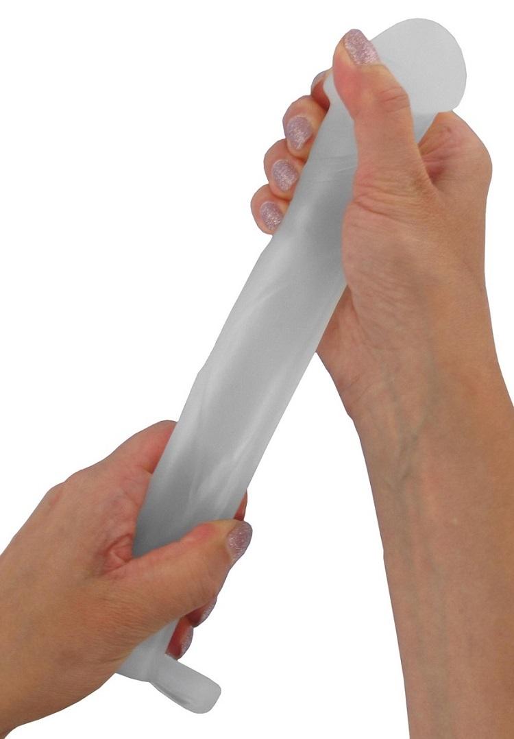 BASIC-X-Realisticky-zvetsujici-navlek-na-penis-M-transparentni-8 BASIC X Realistický zvětšující návlek na penis M - transparentní