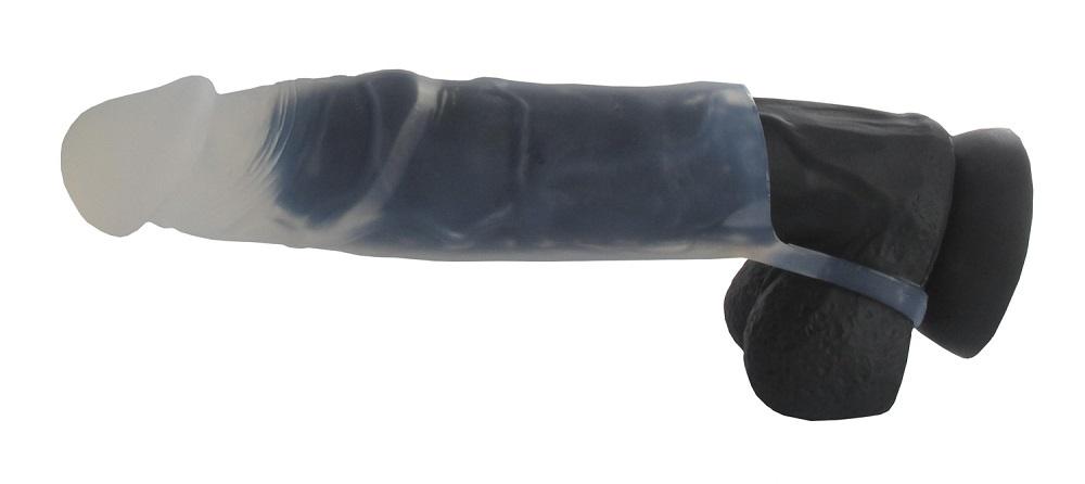 BASIC-X-Realisticky-zvetsujici-navlek-na-penis-S-transparentni-10 BASIC X Realistický zvětšující návlek na penis S - transparentní