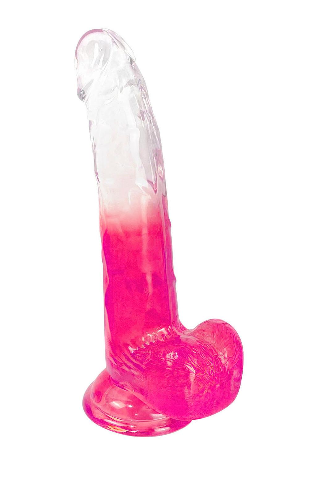 BASIC-X-Rocco-ruzovy-penis-s-prisavkou-M-2 BASIC X Rocco - růžový penis s přísavkou M