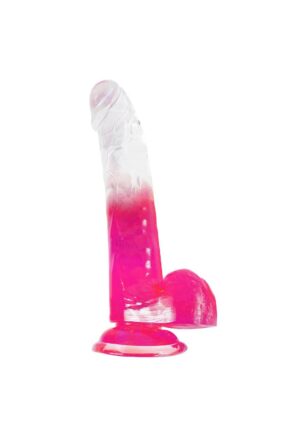 BASIC X Rocco - růžový penis s přísavkou M