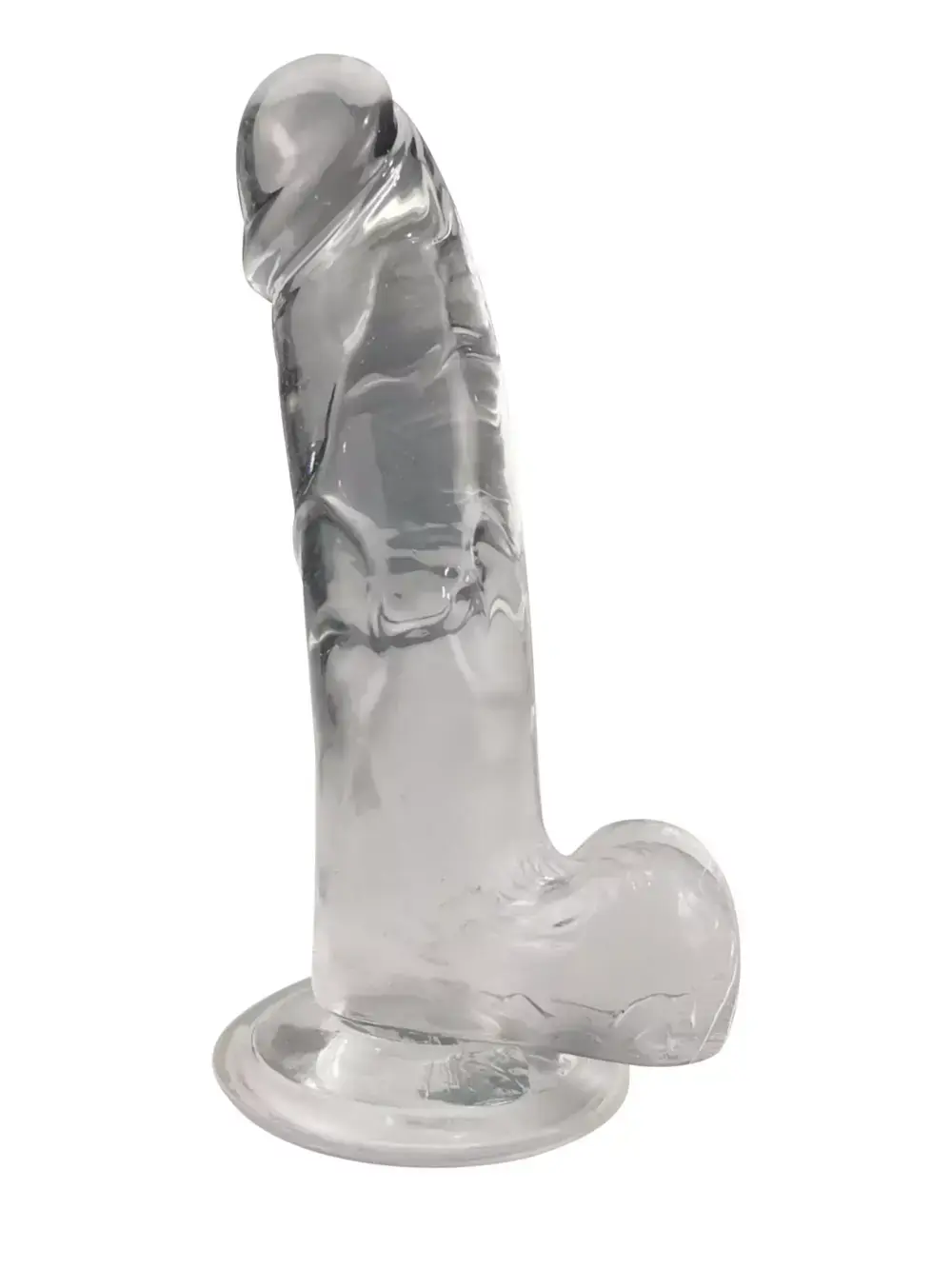BASIC-X-Rocco-transparentni-umely-penis-s-prisavkou-L BASIC X Rocco transparentní umělý penis s přísavkou L