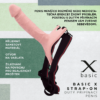BASIC X Strap-on dutý připínací penis tělový