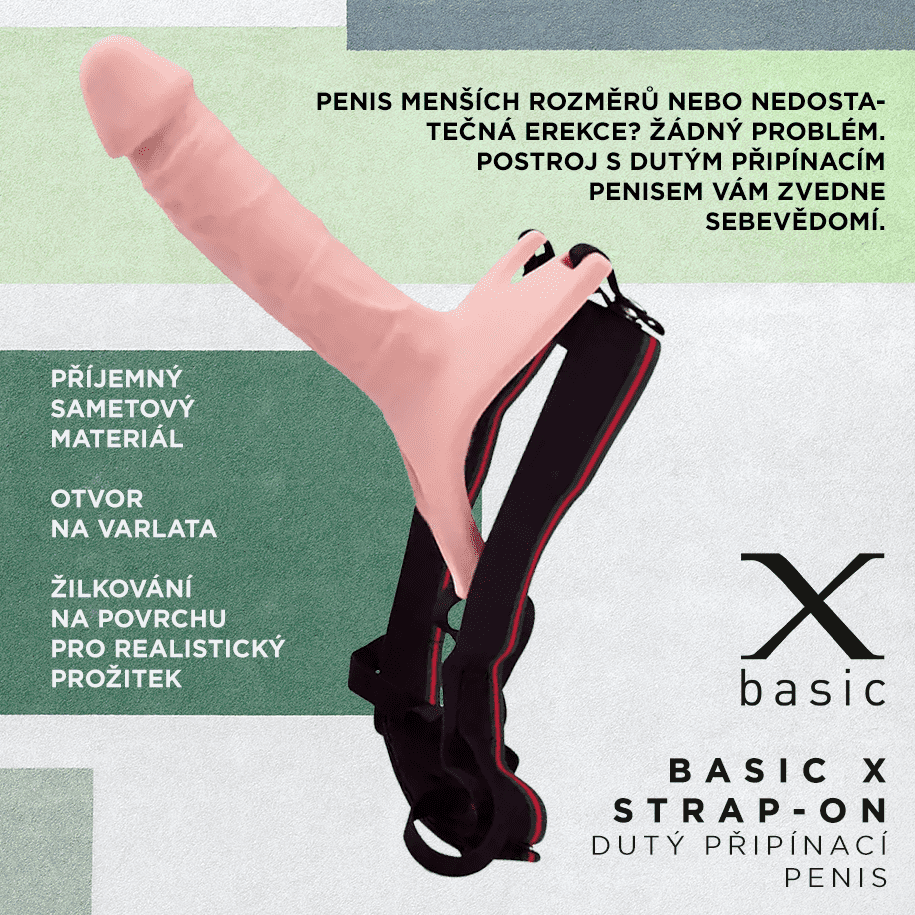 BASIC-X-Strap-on-duty-pripinaci-penis-telovy-2 BASIC X Strap-on dutý připínací penis tělový