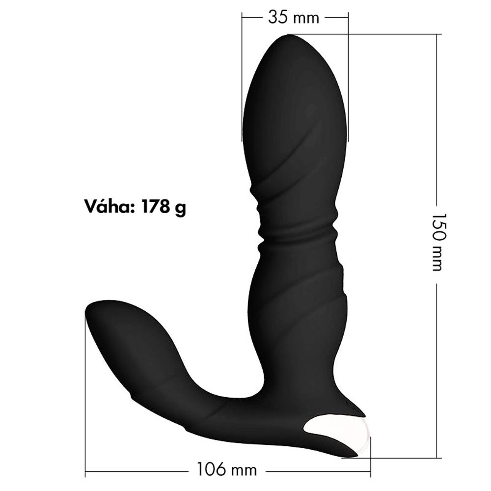BASIC-X-Will-stimulator-prostaty-na-dalkove-ovladani-cerny-10 BASIC X Will stimulátor prostaty na dálkové ovládání černý