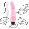 BASICX Toreador - Gelový realistický vibrátor růžový