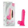 BOOM Dual Density Dildo Glow in Dark celorůžové
