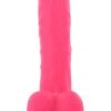 BOOM Dual Density Dildo Glow in Dark celorůžové