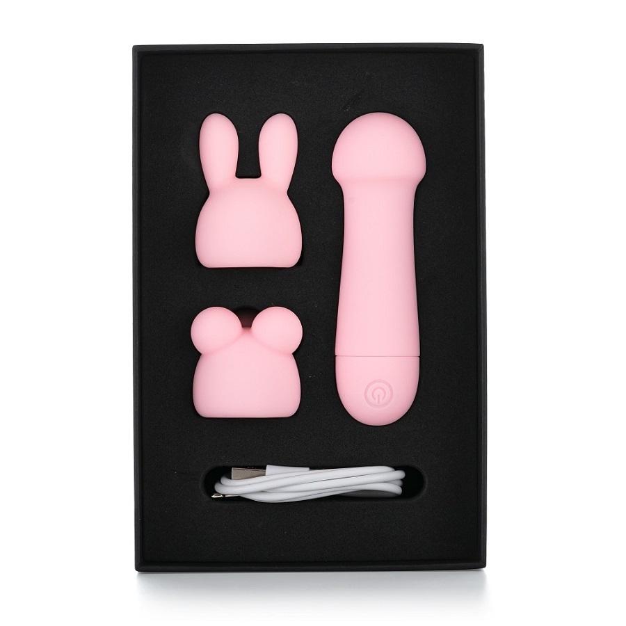 BOOM-NANA-set-vibratoru-a-navleku-ruzova-10 BOOM NANA set vibrátoru a návleků růžová