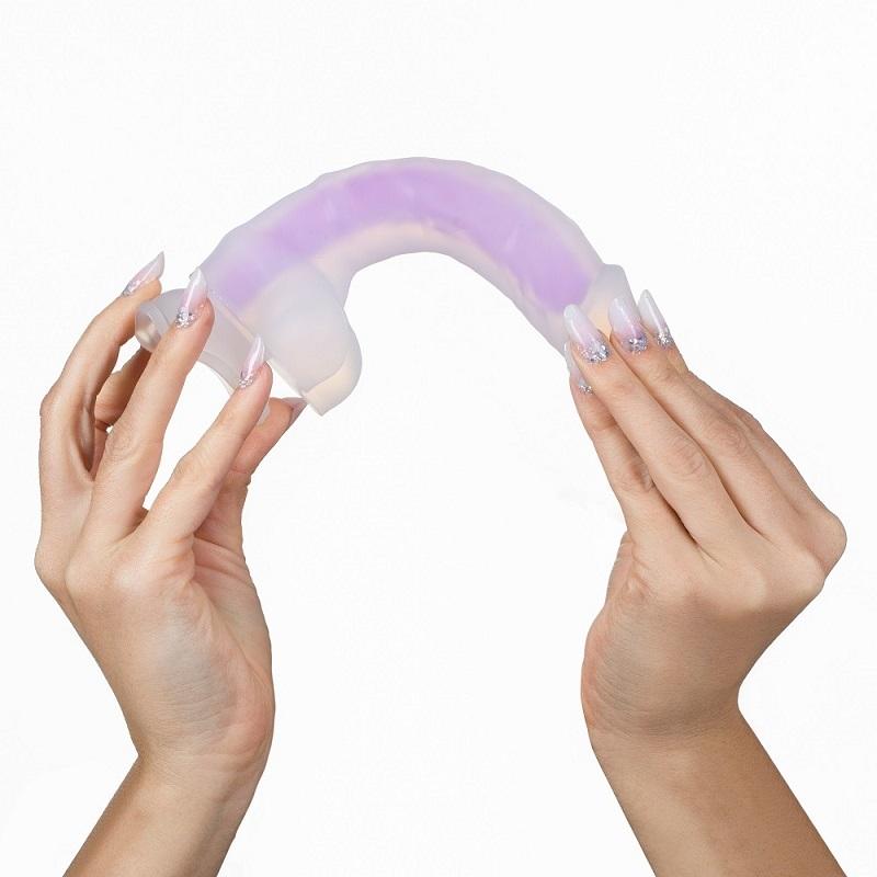 BOOM-silikonove-dildo-svitici-ve-tme-fialove-2 BOOM silikonové dildo svítící ve tmě fialové