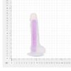 BOOM silikonové dildo svítící ve tmě fialové
