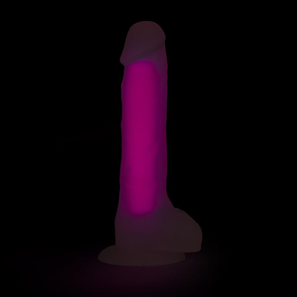 BOOM-silikonove-dildo-svitici-ve-tme-ruzove-4 BOOM silikonové dildo svítící ve tmě růžové