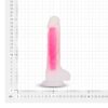 BOOM silikonové dildo svítící ve tmě růžové