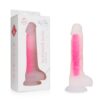 BOOM silikonové dildo svítící ve tmě růžové