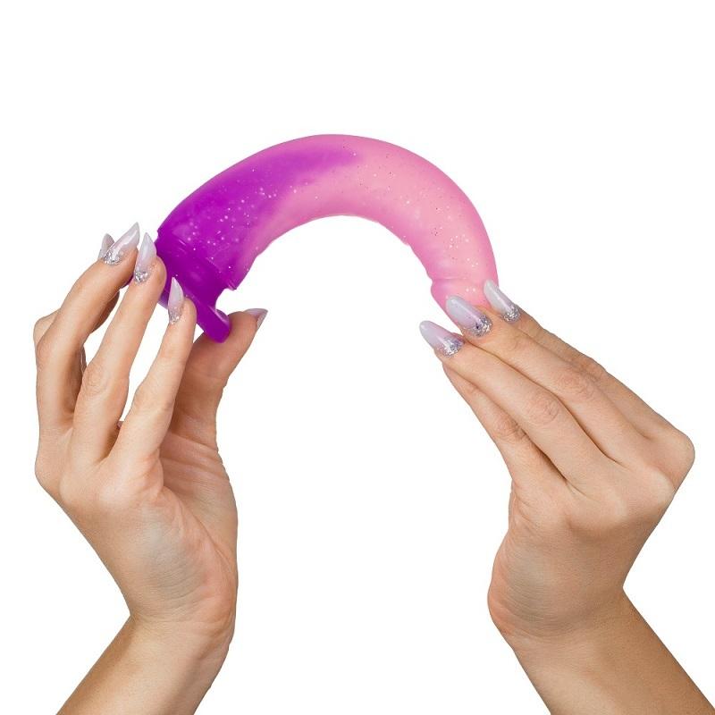 BOOM-silikonove-dildo-zdobene-jemnymi-glitry-2 BOOM silikonové dildo zdobené jemnými glitry