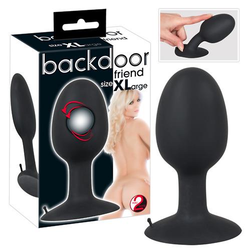 Backdoor-Friend-Analni-kolik-s-rotacni-kulickou-XL Backdoor Friend Anální kolík s rotační kuličkou XL
