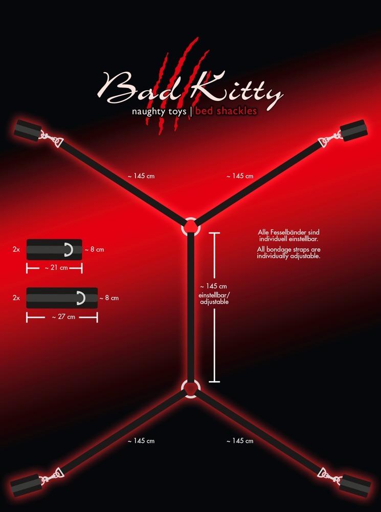 Bad-Kitty-Bed-Shackles-4-dilna-sada-pout-II-10 Bad Kitty Bed Shackles 4-dílná sada pout II.