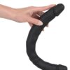 Bad Kitty Double Dong - oboustranné silikonové dildo černé