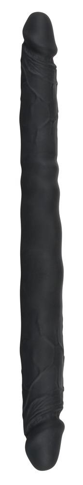 Bad Kitty Double Dong - oboustranné silikonové dildo černé