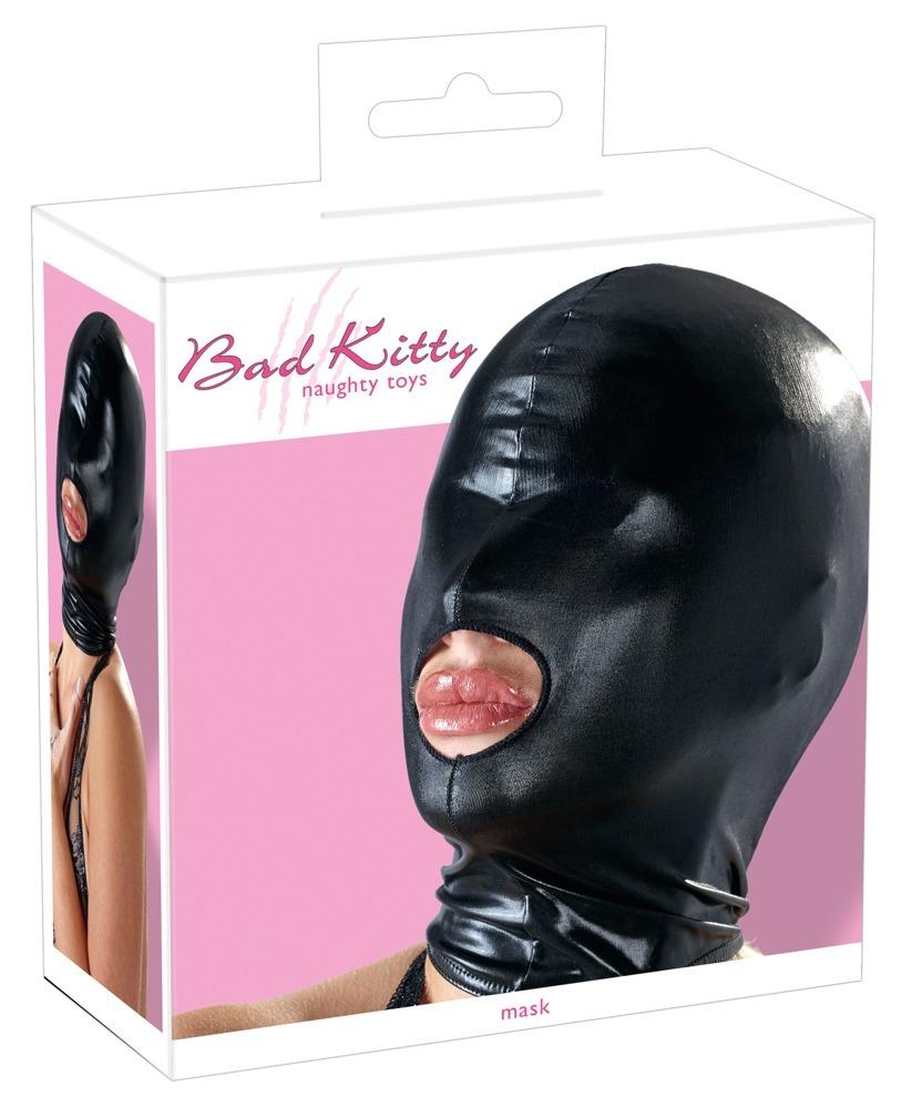 Bad-Kitty-Maska-na-oblicej-Kopfmaske-schwarz-2 Bad Kitty Maska na obličej Kopfmaske schwarz