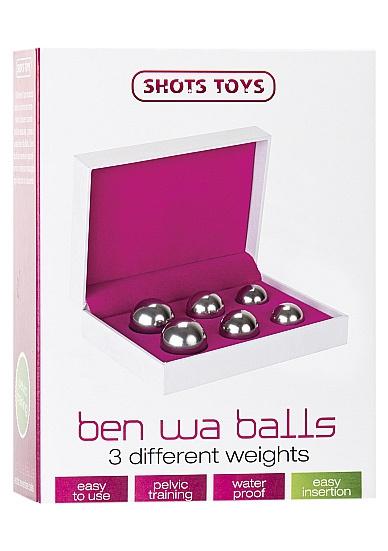 Ben-wa-kulicky-set-6-ks-stribrny-2 Ben-wa kuličky set 6 ks - stříbrný