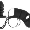 Black Velvets Klec na penis a anální kolík