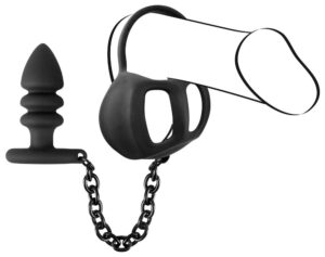 Black Velvets Klec na varlata a anální kolík