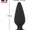 Black Velvets Těžký anální kolík S 40 g
