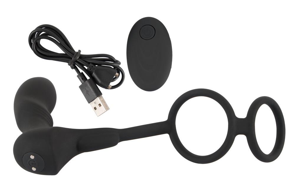 Black-Velvets-Vibrator-na-prostatu-s-dvojitym-krouzkem-6 Black Velvets Vibrátor na prostatu s dvojitým kroužkem