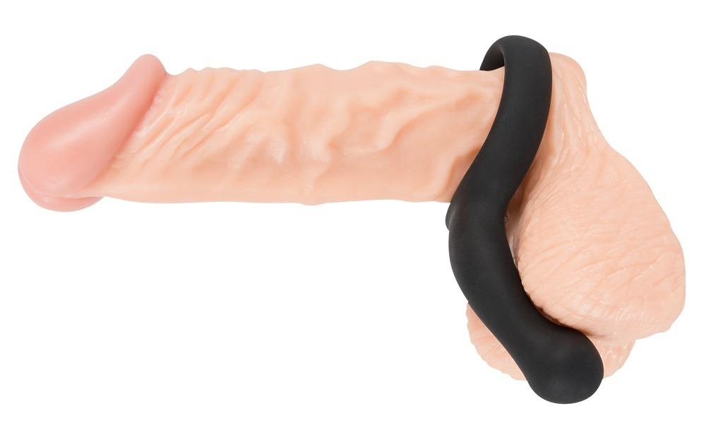 Black-Velvets-erekcni-krouzek-se-stimulatorem-12 Black Velvets erekční kroužek se stimulátorem