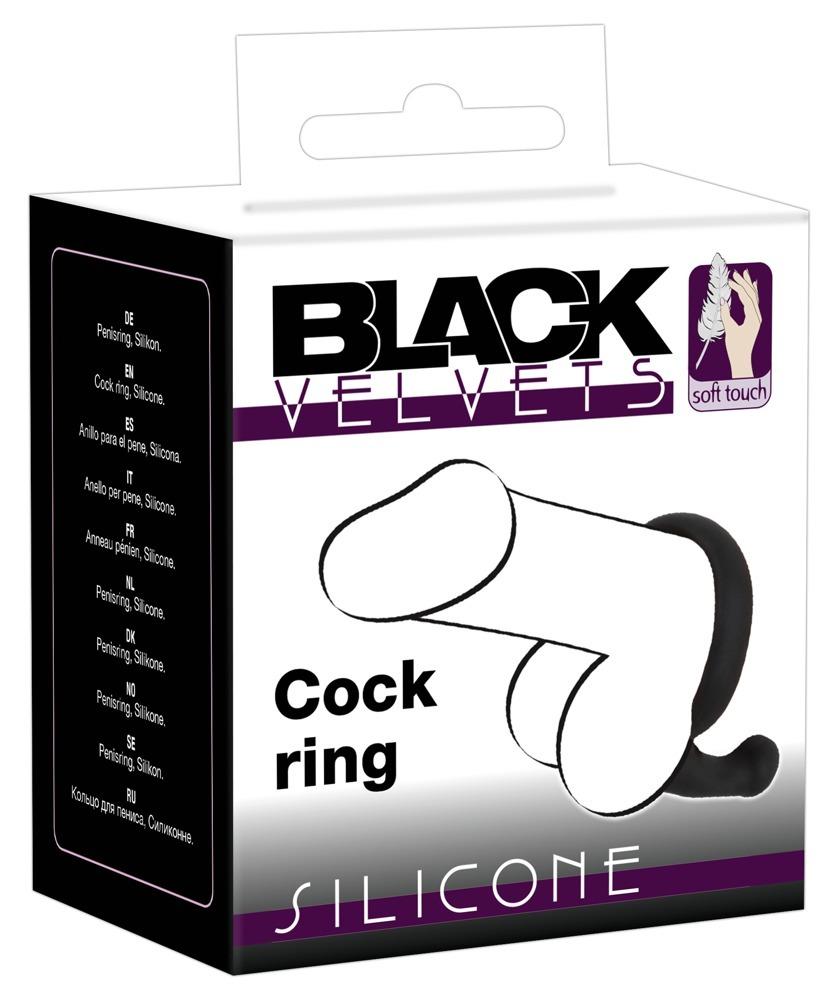 Black-Velvets-erekcni-krouzek-se-stimulatorem-16 Black Velvets erekční kroužek se stimulátorem