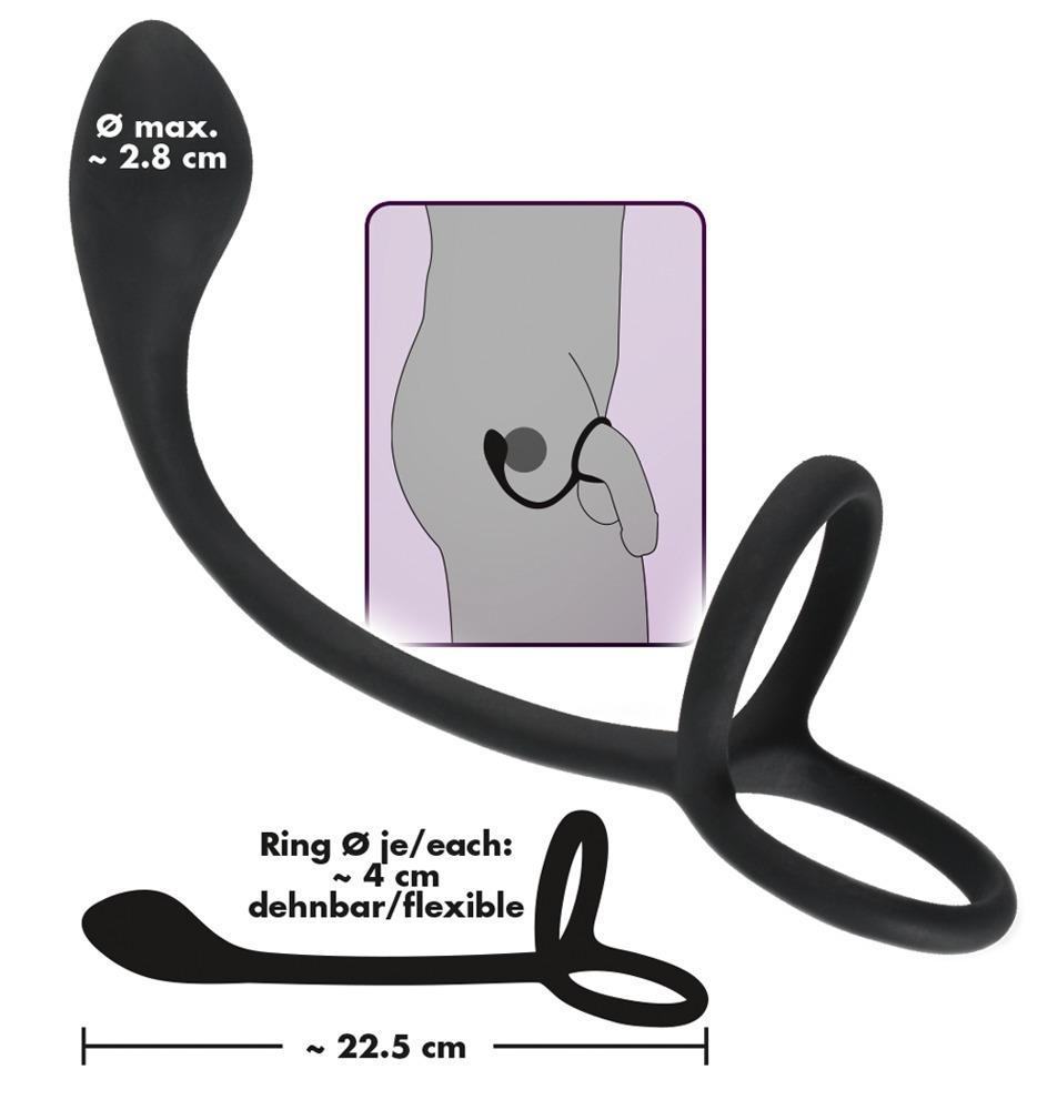 Black-Velvets-erekcni-krouzek-se-stimulatorem-prostaty-10 Black Velvets erekční kroužek se stimulátorem prostaty