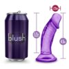 Blush Začátečník dildo fialové 10 cm