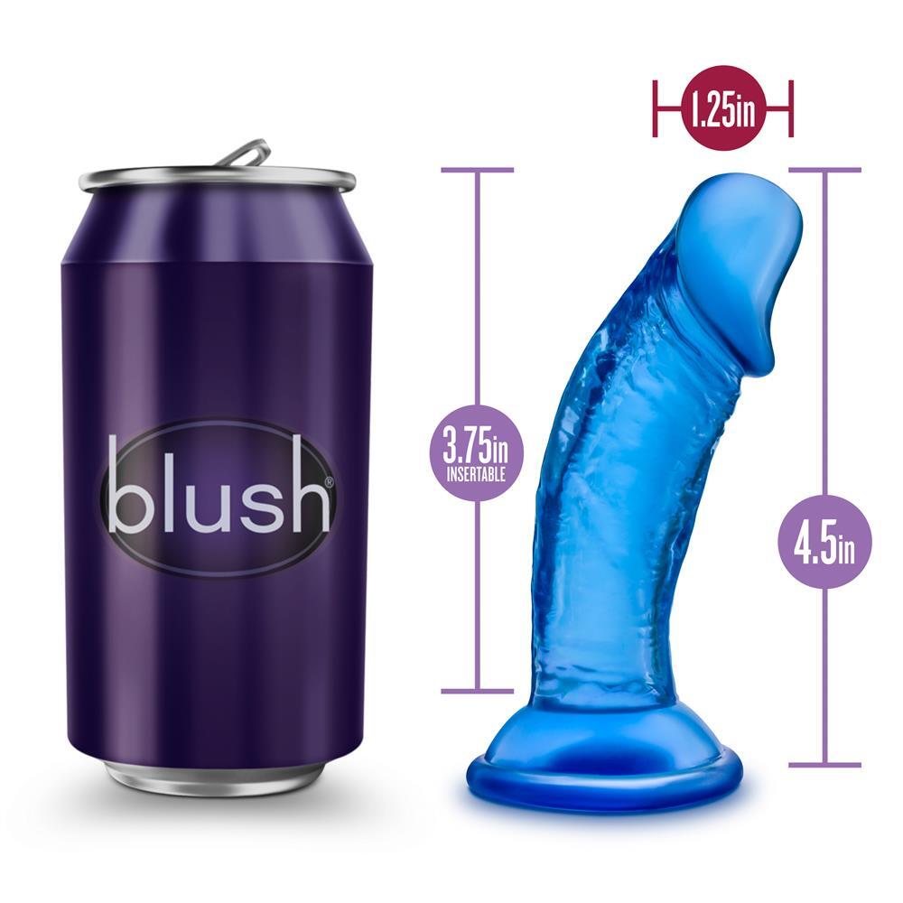 Blush-Zacatecnik-dildo-modre-12-cm-8 Blush Začátečník dildo modré 12 cm